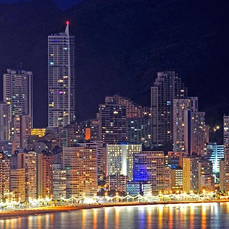 Terraza privada con vistas panorámicas Benidorm Exterior foto