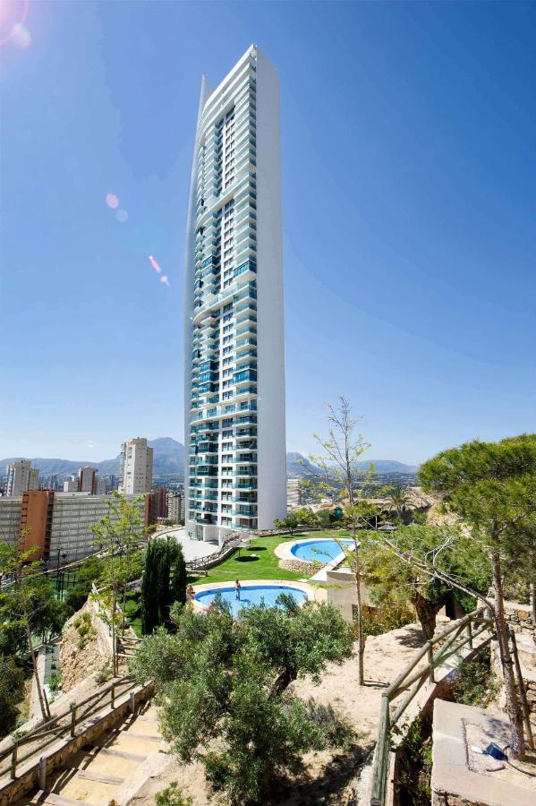 Terraza privada con vistas panorámicas Benidorm Exterior foto