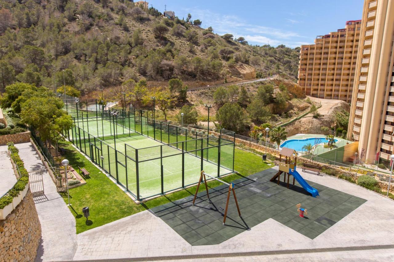 Terraza privada con vistas panorámicas Benidorm Exterior foto