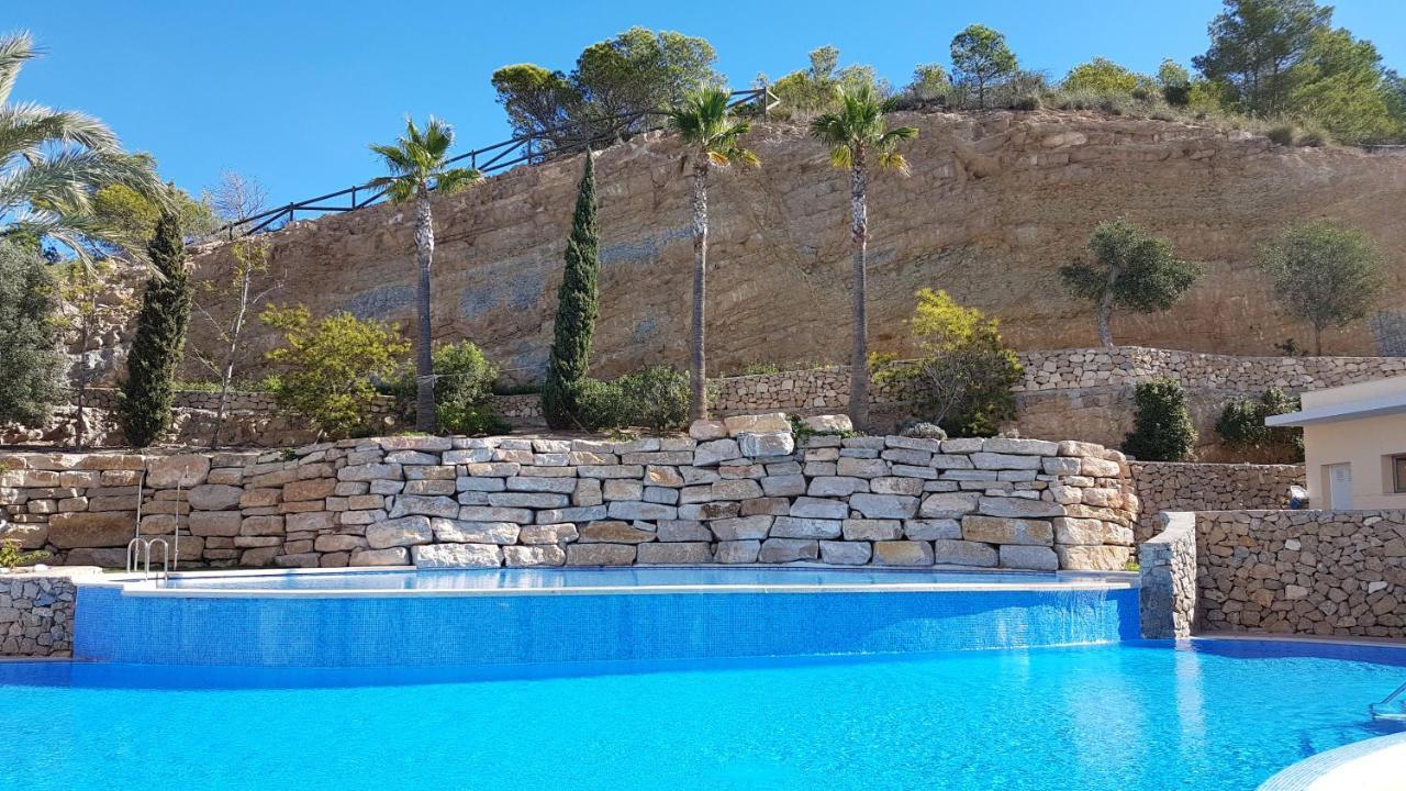 Terraza privada con vistas panorámicas Benidorm Exterior foto