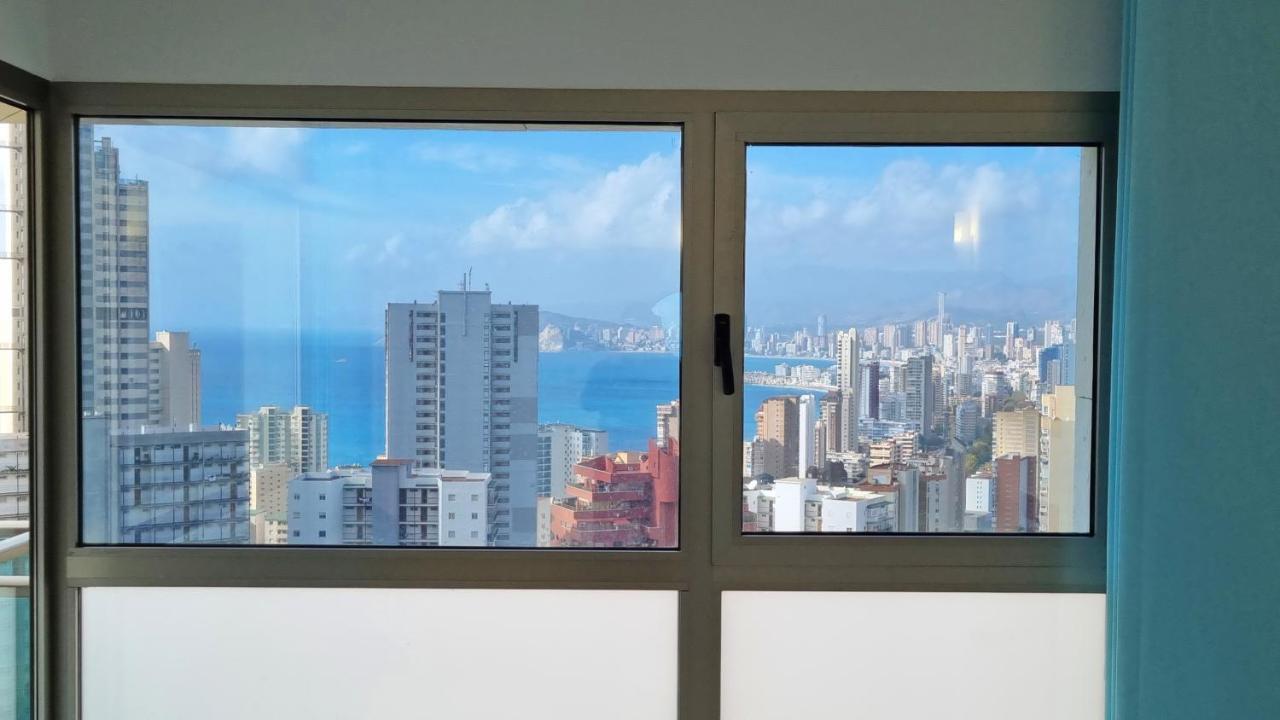 Terraza privada con vistas panorámicas Benidorm Exterior foto